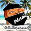 Custom Name Personalized Horror Movie Print Umbrella, Auto Open Close, 8‑Rib Sturdy Frame, Commute Camping Hiking Use, Birthday Gift