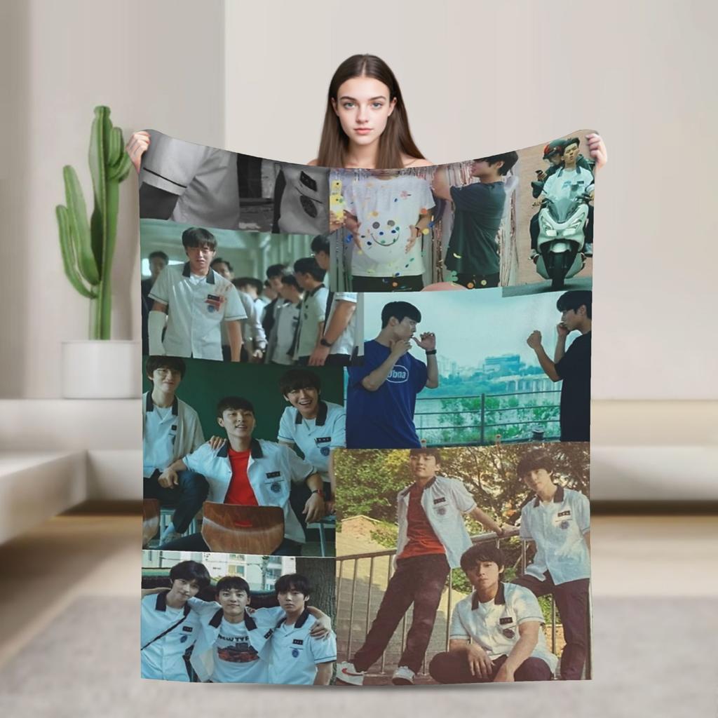 Weak Hero class (3) Super Warm Blanket  Kids Adult Plush Throw Blanket Print Home Decor Flannel Bedspread Sofa Bed Cover