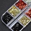 12 Grids Mini Sparkling Star Nail Sequins 3D Star Glitter Holographic Laser Pentagram Flakes Nail Art Charms Diy Decoration