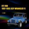2x Clear Lens LED Side Marker Turn Lights Signal For Jeep YJ Wrangler 1987-1995