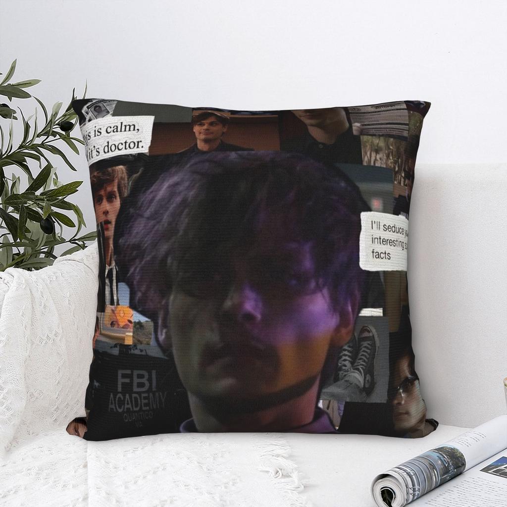 Criminal Minds Spencer Reid Federe Cuscino Moda Federa per Divano Camera da Letto Decorazione Casa Comoda Copricuscino