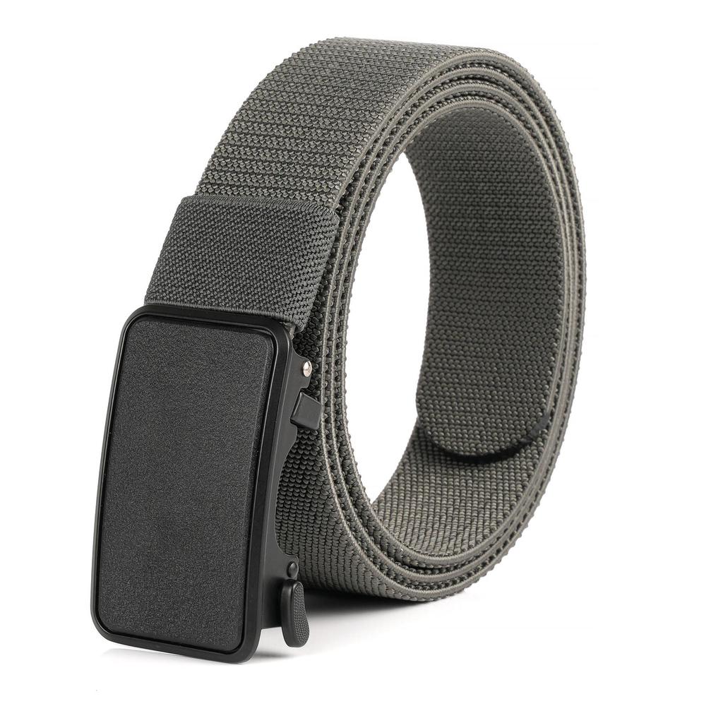 Men's Nylon Elastic Tactical Belt with Alloy Buckle