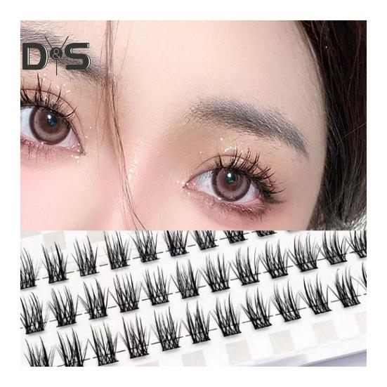 

1 набор накладных ресниц, естественный вид, пушистые, многоразовые, женские, индивидуальные, накладные ресницы, инструменты для макияжа на сцене и вечеринке D