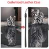 Customized DIY Phone Cases For Xiaomi 14T Pro Poco F7 X7 X3 M7 Pro C75 Redmi 13 14C Note 8 14 13 Pro Leather Wallet Book Cases