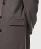 Musinsa Standard Cashmere Blend Daddy Shoulder Single Long Coat [Taupe]