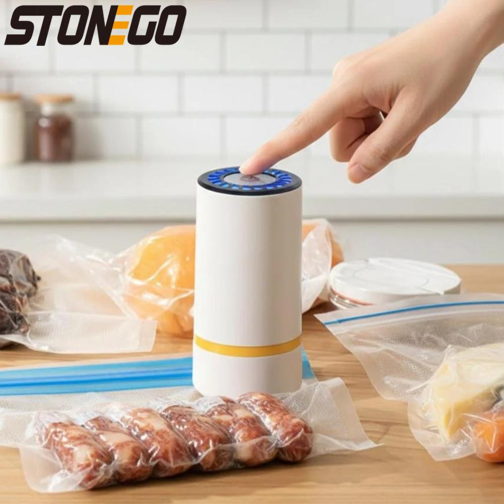 Handheld Mini Wireless Food Vacuum Sealer for Fresh Ingredient Preservation Compact Portable Kitchen Tool