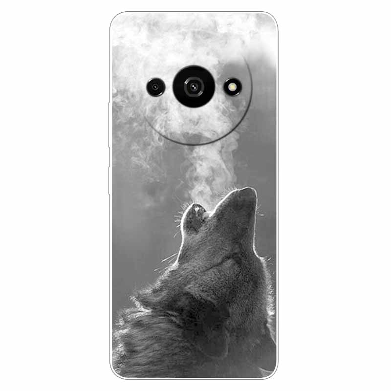 For Xiaomi Poco C61 Case Soft Silicone Lion TPU Shockproof Back Cover for Xiaomi Poco C61 Cases C 61 Cute PocoC61 Fashion Shell