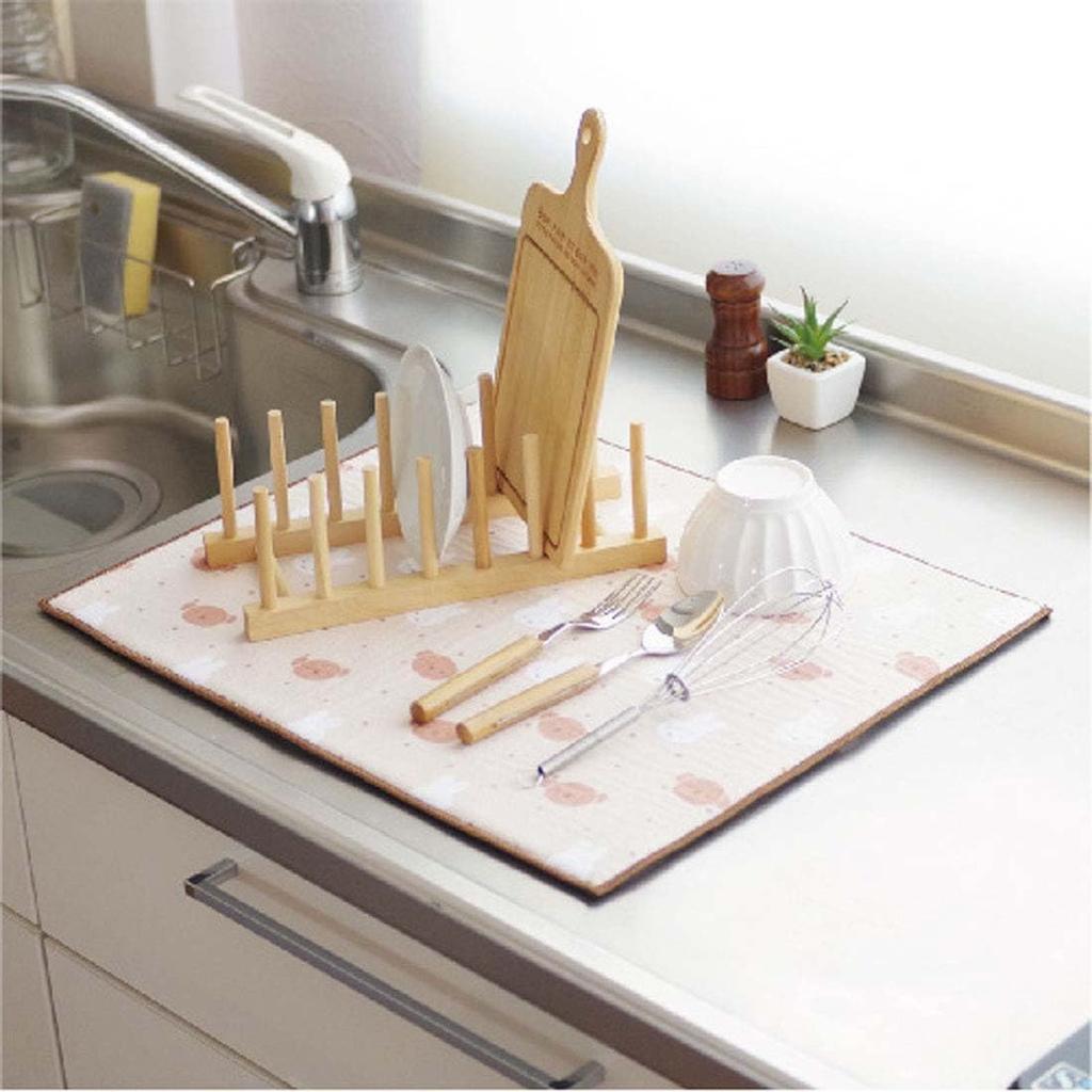 Okato Miffy Absorbent Draining Miffy and 40 X 50 Cm Mat, Boris,