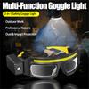 90° Adjustable Headlight with Wave Sensor Control 5 Lighting Modes High Brightness Waterproof for Outdoor Work and Security