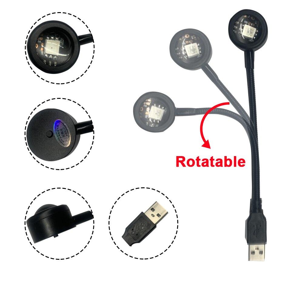 ZK40 LED Sunset Lamp Nightlights USB Projector Birthday Party Decoration Mood Lights For Bedroom Living Room Wall Photography