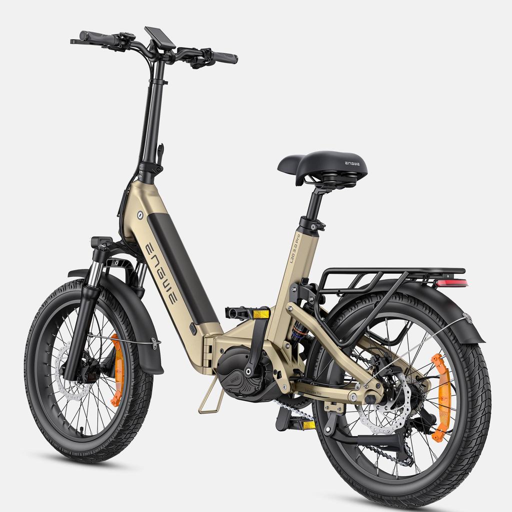 ENGWE L20 3.0 Pro Folding High-End Electric Bicycle 250W Motor 48V15Ah Battery 20 Inch All-Terrain Fat Tires With IPX4 Waterproof E-Mountain Bike