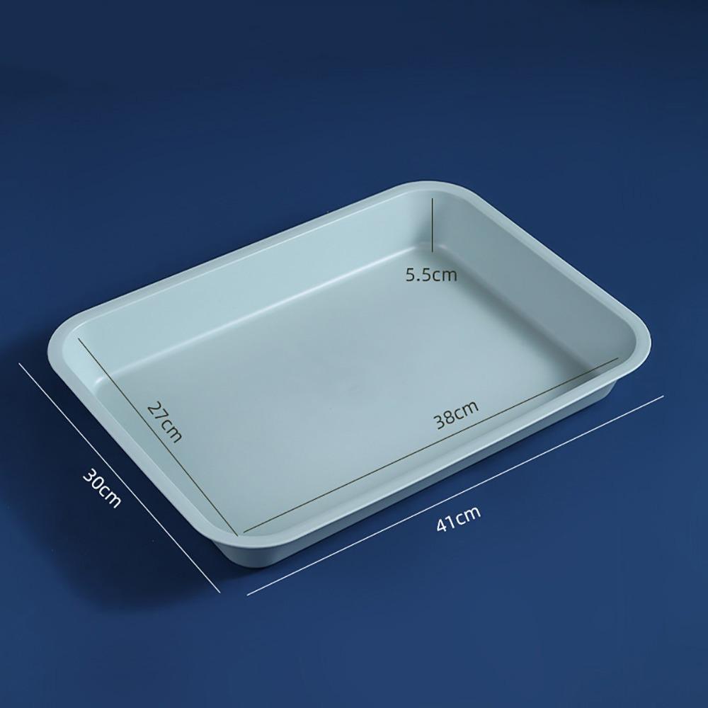 High Quality Multicolor Serving Tray Plastic Multi-sizes Storage Tray Rectangle Scratch Resistant Cooking Tray Tea Serving