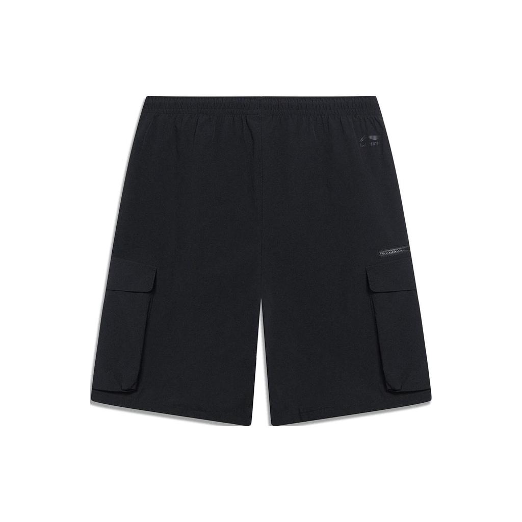 Li Ning Sports Trendy Collection Cargo Shorts Men's Black AKST071-2