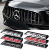 1Pcs 3D ABS AMG Emblem Car Front Grill Badge Sticker For Mercedes Benz Amg X156 W204 W205 W203 W211 W212 W169 GLC CLK CLA A180