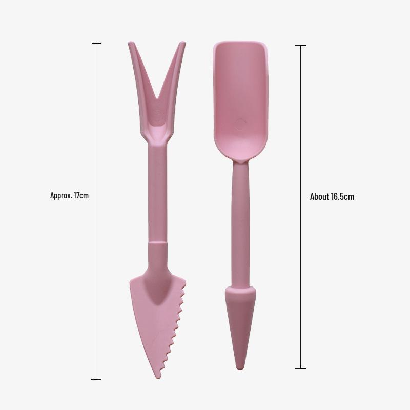 

Multi-Functional Succulent Planting Tool Set: Seedling Lifter, Puncher, Small Shovel, Spoon, Topping Spoon рожевий