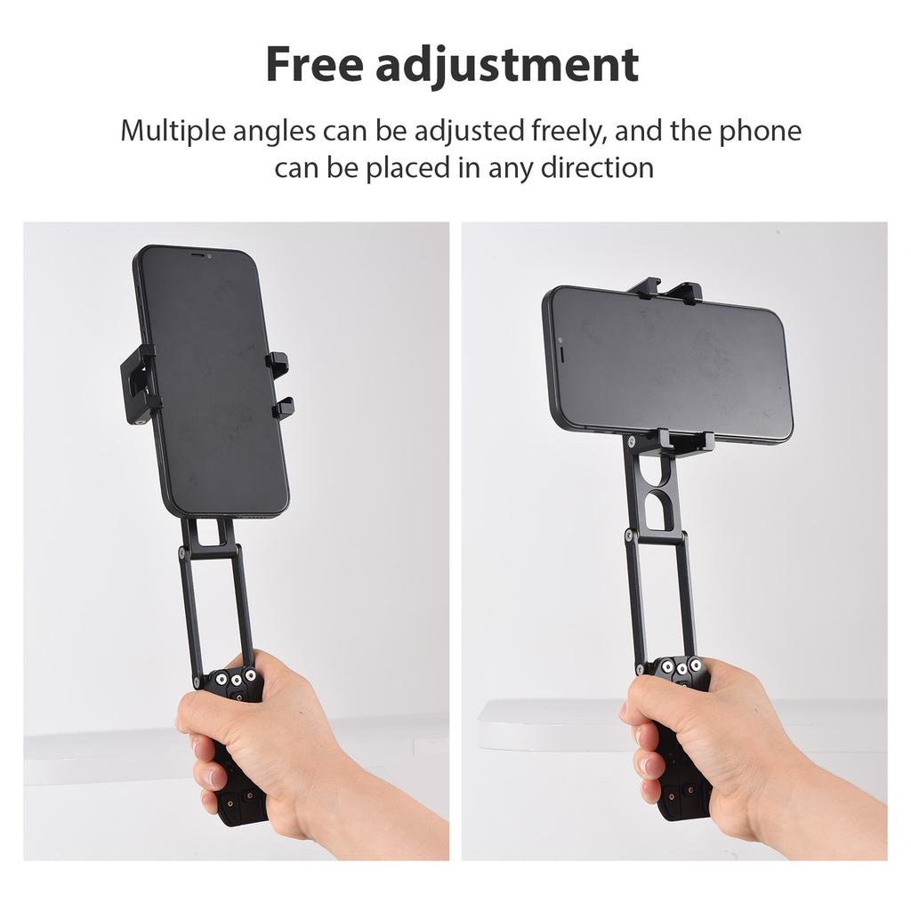 Multifunctional Desktop Phone Mount Foldable Phone Tripod Mount Adjustable Phone Holder Phone Clamp Replacement for