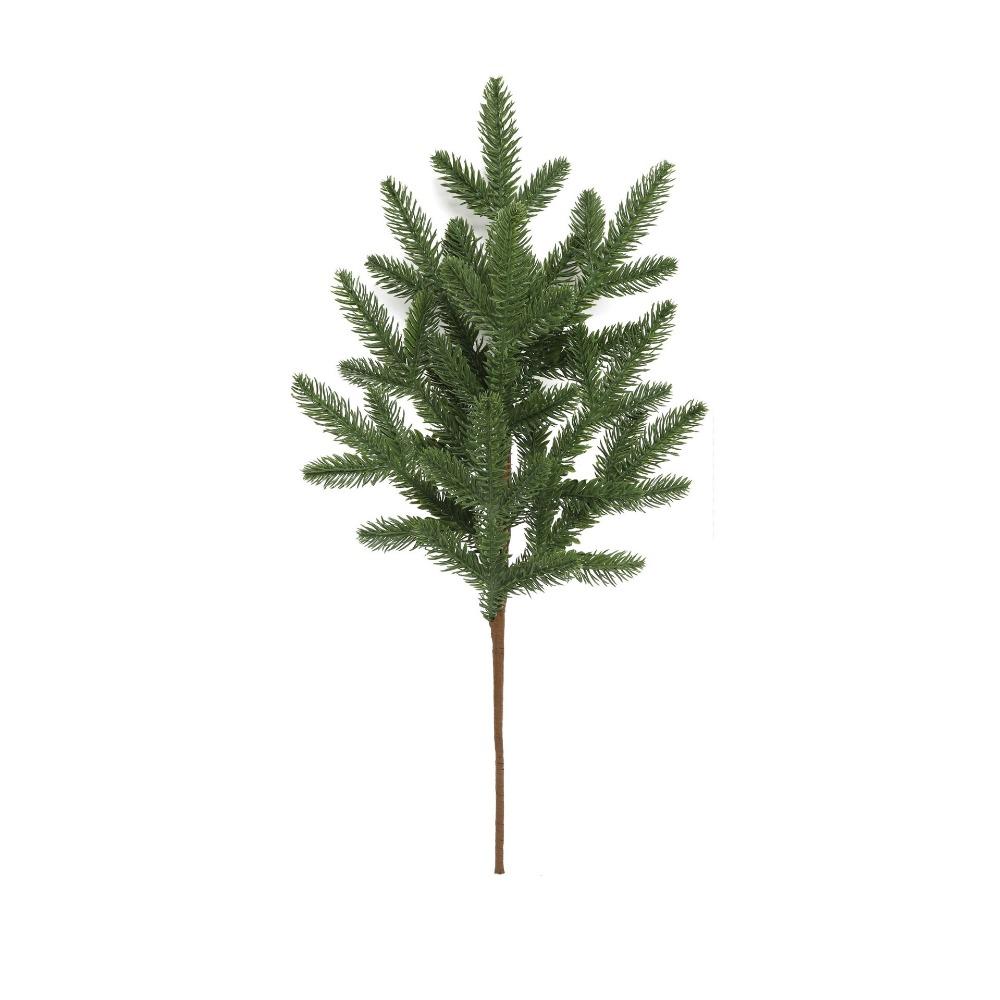 DIY Wreath Simulation Ceder Branches Plastic Christmas Pine Stem  Home Decoration