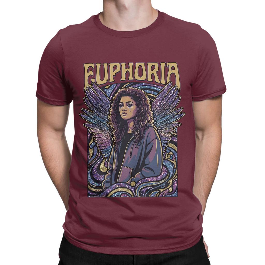 eEuphoria Rue and Glitter Wings Funny 100 Cotton TShirt eEuphoria Tees Tops For Unisex