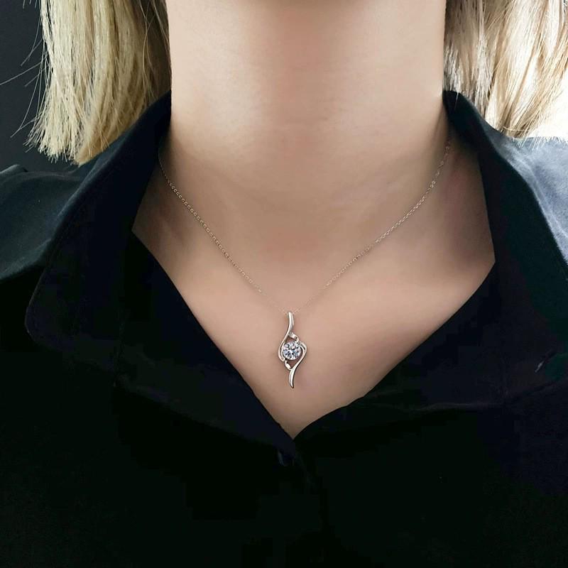 Cupid's Arrow S999 Silver Necklace - Women's Clavicle Chain Gift for Girlfriend, Birthday & Valentine's Day