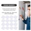 Sublimation Blank Refrigerator Magnets for Kitchen Office Calendar Decorative Square Fridge Magnet Home Wall Decor DIY