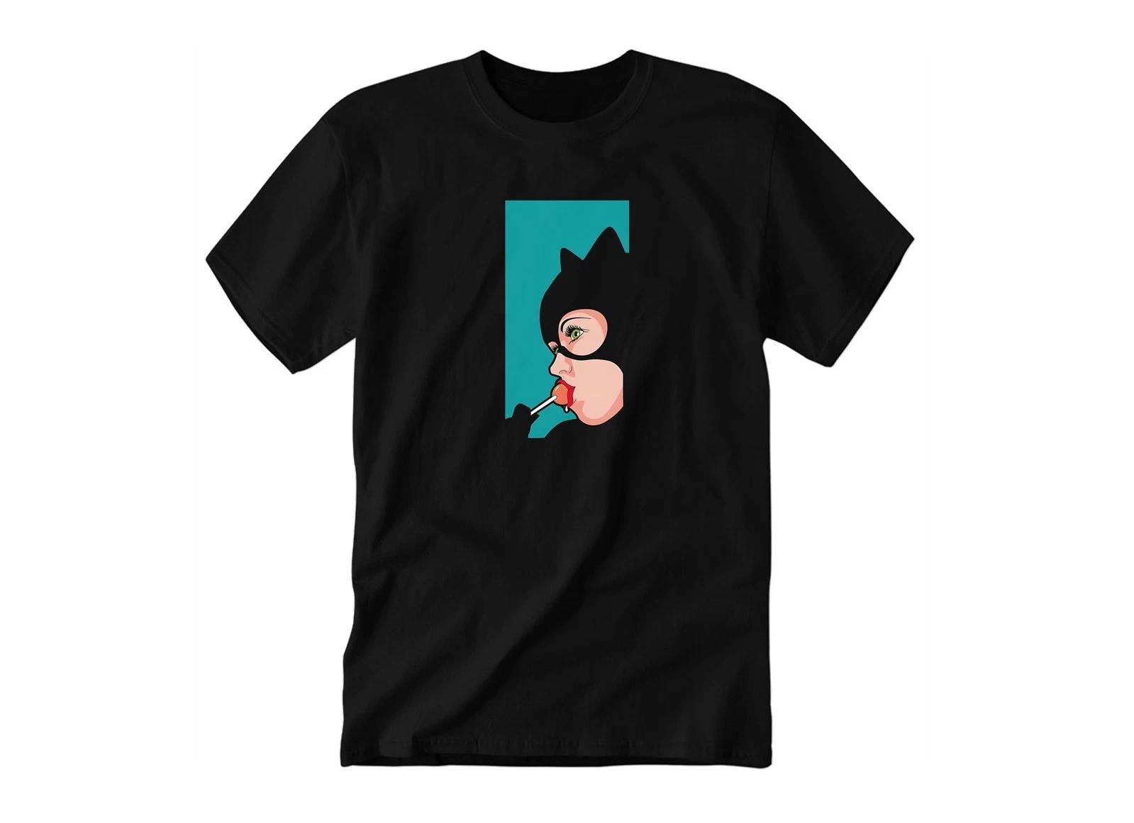 Catgirl Lollypop Drawing Illustration Image Art | Youth & Adult Unisex Tshirt 3XL