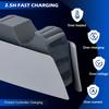 5 COLORS for PS5 Controller Charging Dock Dual Fast Charger Station for PS5 Type-C & PS5 Edge Game Controller  Indicator