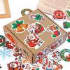 50/100PCS Cartoon Christmas Art Aesthetic Stickers Set for Kids Toy Diary Laptop Scrapbook Decoration Christmas Graffiti Sticker