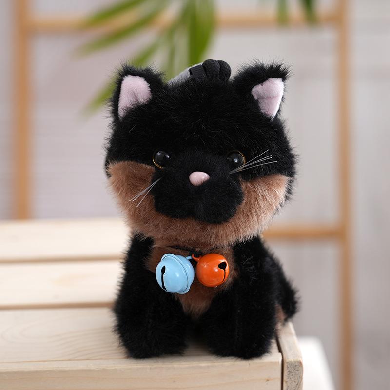 1 Pezzo Morbido Peluche Soffice Ciondolo Gatto Con Adorabili Campanellini Per Decorazione Zaino Regalo Ideale Per Amanti dei Gatti Bambini