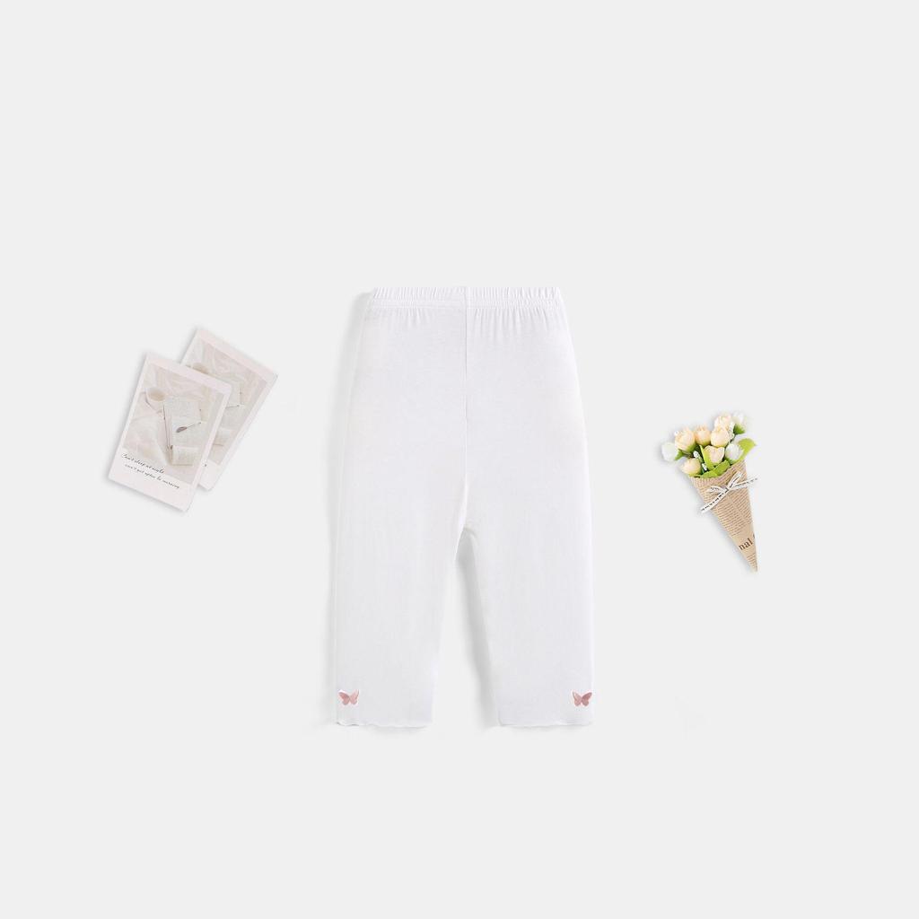 Girls' Lightweight Ice Silk Summer Shorts, Five-point Base Layer for Small & Medium Children