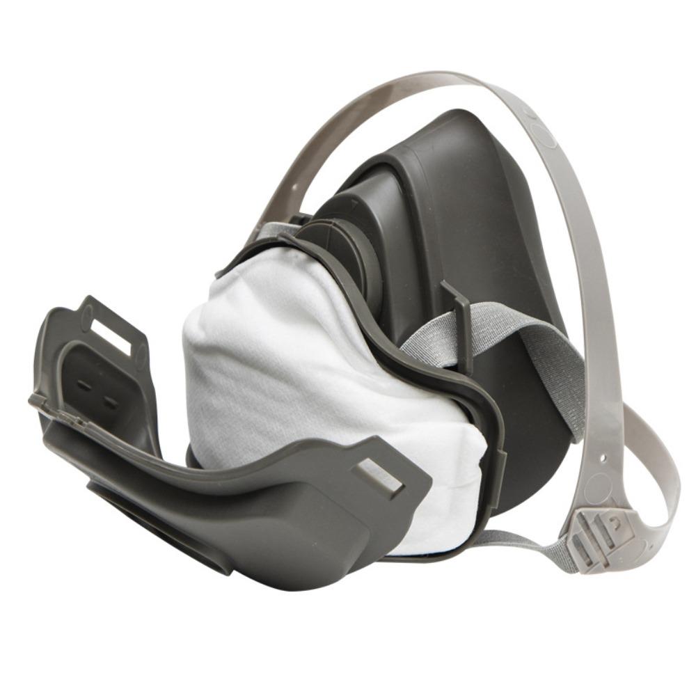 Cotton Respirator Half Face Rubber Mask Safety Dust Mask  Carpenter