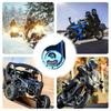 Motorcycle Horn Waterproof Round Loud Horn Speakers Colorful Disc Horn Car Loud Speaker Horn For Bicycle Scooter ATV