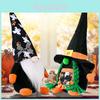 New Halloween Ghost Pumpkin Hat Rudolph Doll Standing Figure For Home And Store Decor