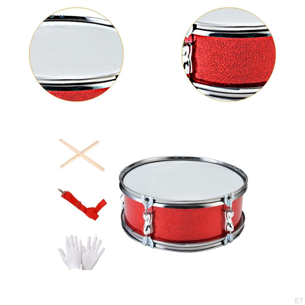 14 In Snare Drum for Music Practice with Accessories All Ages