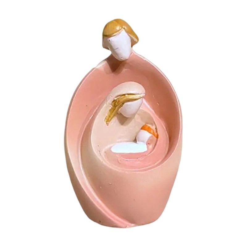 Christ Birth Ornament Gift Abstract Nativity Scene Holy Family Resins Figurines Statue Decoration Catholic Figures
