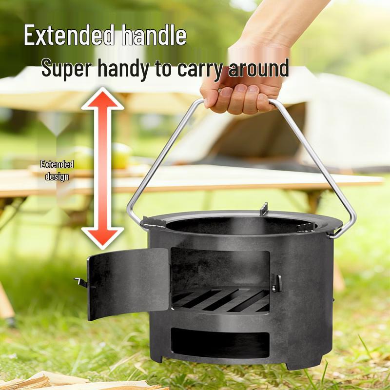 Tiemuyun Outdoor Portable Wood Burning Stove