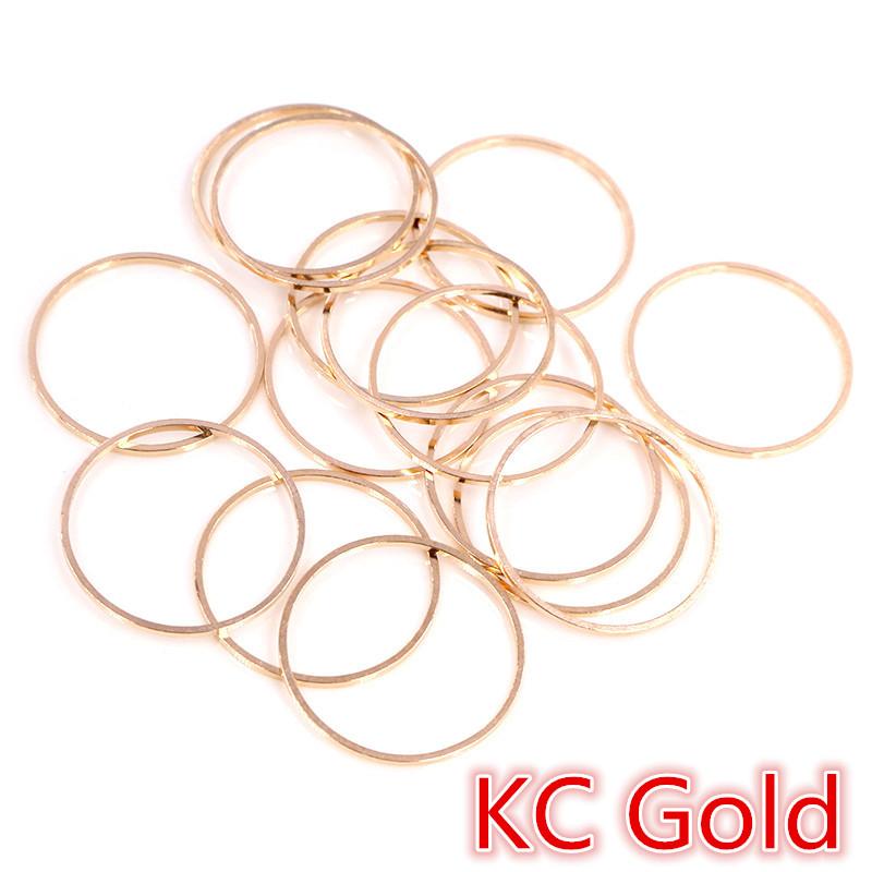 8-40mm Brass Closed Ring Earring Wires Hoops Pendant Connectors Rings For DIY Jewelry Making Supplies Accessories