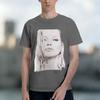 Casual Style Unisexs TShirt With Portrait And Text Design For Everyday Wear In Spring And Summer Perfect Gift For Fashion Lovers