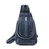 Zaino piccolo Borsa a tracolla multifunzionale Borsa a tracolla Zaino morbido in PU Zaino da donna alla moda