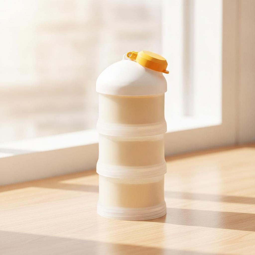 Reisebehälter für Proteinpulver Tragbarer Spender Kompakt für Büro, Fitnessstudio-Besucher