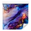 Wallpaper Ink Blue, Purple, Navy Blue and Plum 50x1000