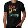 Vintage Its My 11th Birthday TShirt Street Style Casual Tee Shirt