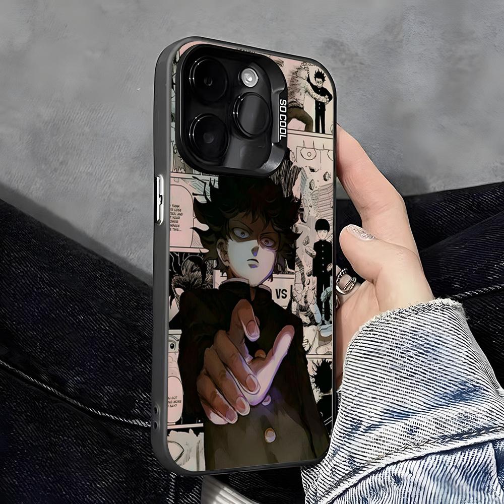 

Anime Psycho 100 Phone Case For IPhone 17 Pro Max 16 Pro Max 15 14 13 11 12 Mini Xs X Xr 7 8 Plus Se Color Silver Cover iPhone 16 Plus