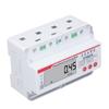 3 Phase 4 Wire Energy Meter LCD Display Multifunctional Button Control Bidirectional Electricity Met
