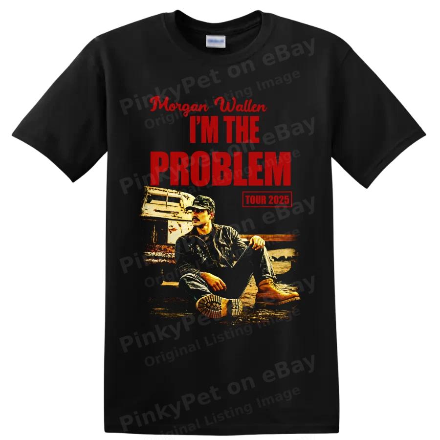 Morgan Wallen Im The Problem Tour 2025 Country Musik Grafik T-Shirt Fan Shirt