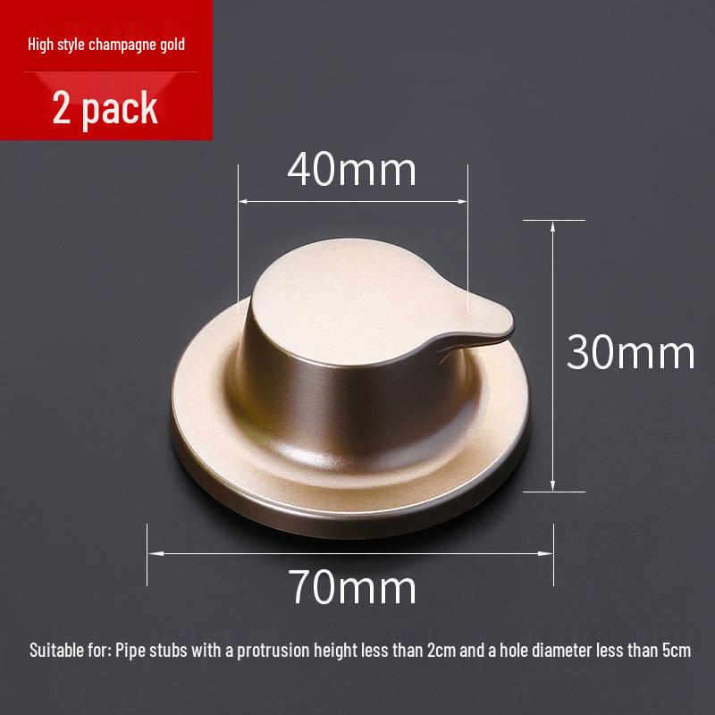 Bathroom & Kitchen Decorative Pipe Hole Cover for Faucets and Showers