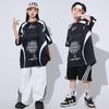 Korean Hip-Hop Quick-Dry Dance T-Shirt and Pants Set for Boys and Girls