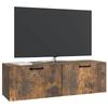 Wall Mounted TV Cabinet Smoked Oak 98 x 31 x 30 cm