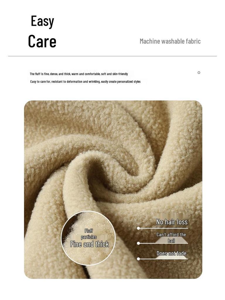 Men's Casual Solid Color Fleece Lined Hooded Sweatshirt - Warm, Versatile Loose Fit with Drawstring and Zipper.