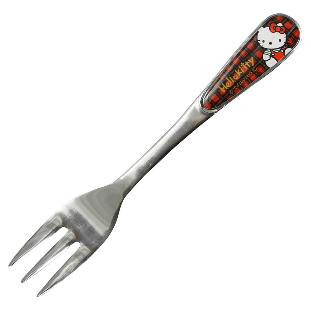 Sanrio Hello Kitty Fork Stainless Steel 14cm Baira Generation Heisei Showa Heisei Retro Tableware Kitty Goods Miscellaneous Goods Silver 80's