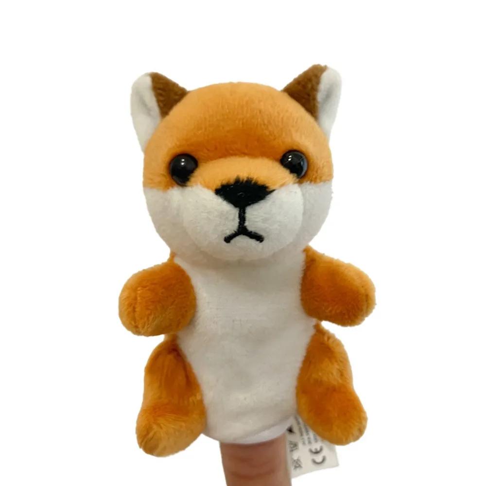 Role Play Finger Puppets Stuffed Doll Storytelling Animal Hand Puppets Kawaii 9cm Puppets Plush Toy Kids Toddlers